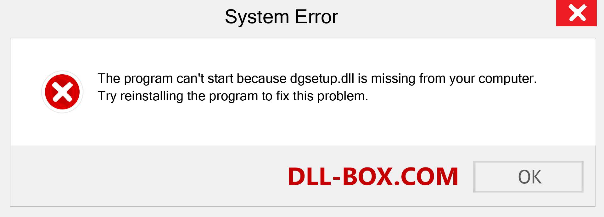  dgsetup.dll file is missing?. Download for Windows 7, 8, 10 - Fix  dgsetup dll Missing Error on Windows, photos, images